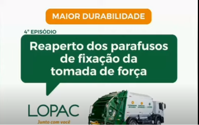 reaperto dos parafusos de fixacao da tomada de forca