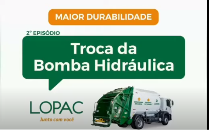 troca da bomba hidraulica lopac