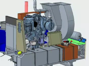 varredeira mecanica lopac soprador motor montado